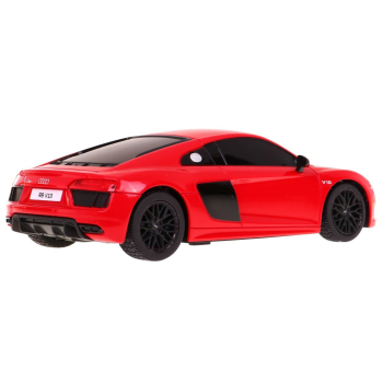 Audi R8 czerwony RASTAR model 1:24 Zdalnie sterowane auto + Pilot 2,4 GHz